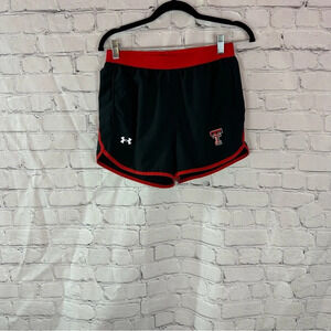 under armour texas tech red raiders athletic shorts sz small TTU actiwear